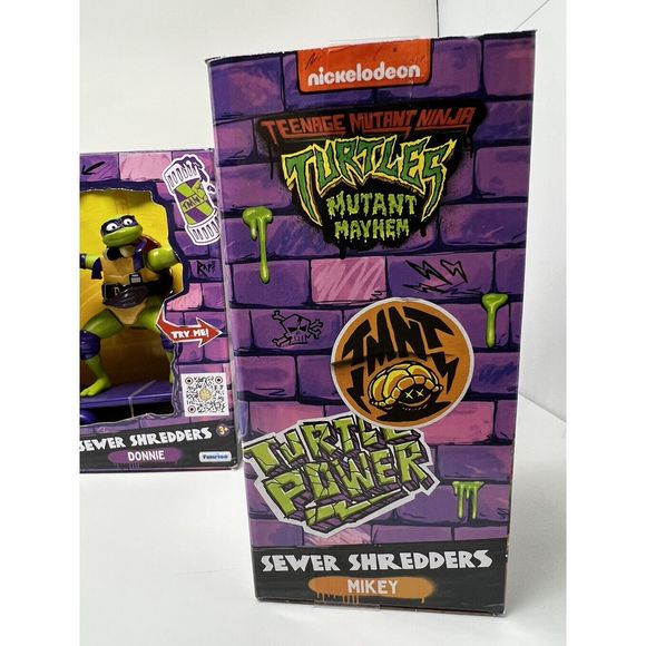 Teenage Mutant Ninja Turtles TMNT Sewer Shredders 5" Set of 4 Skateboard New - Picture 9 of 10